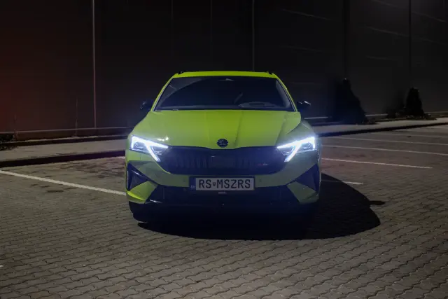 Škoda Octavia RS – Nočná jazda – 2